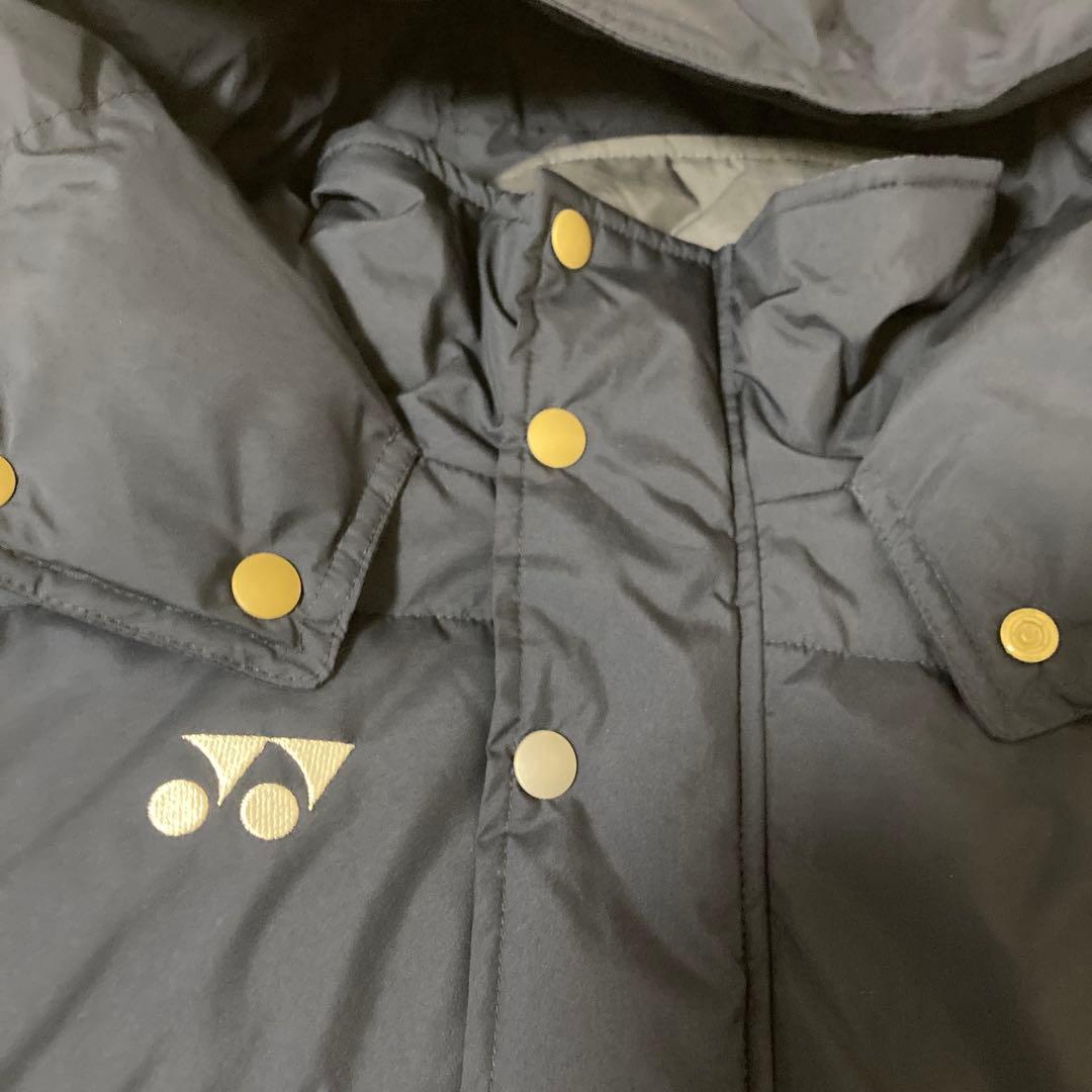 YONEX★ユニ中綿ハーフコート紺SS★ベンチコート防寒ソフトテニスバドミントン