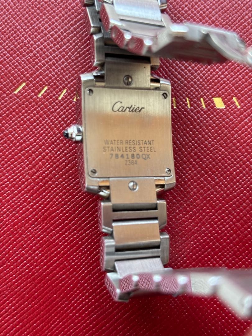カルティエ Cartier タンクフランセーズSM レディース 腕時計