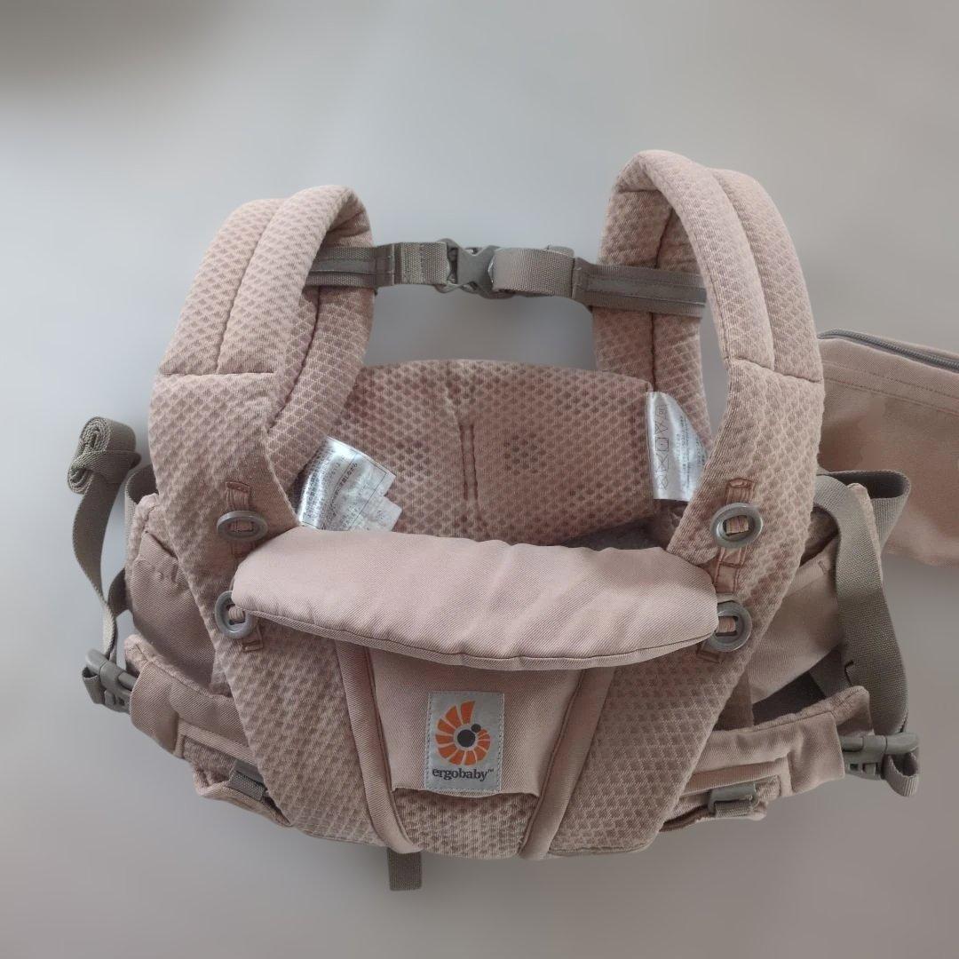美品　ergobaby OMNI Breeze オムニブリーズ　抱っこ紐 ピンク