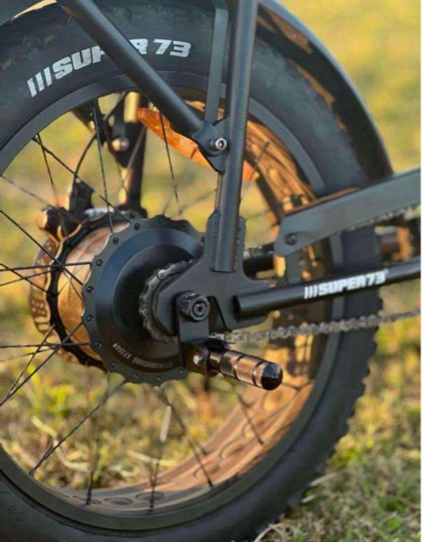 【激レア・数量限定】super73ペグ全eバイク自転車ペグ特注フットレストペダル