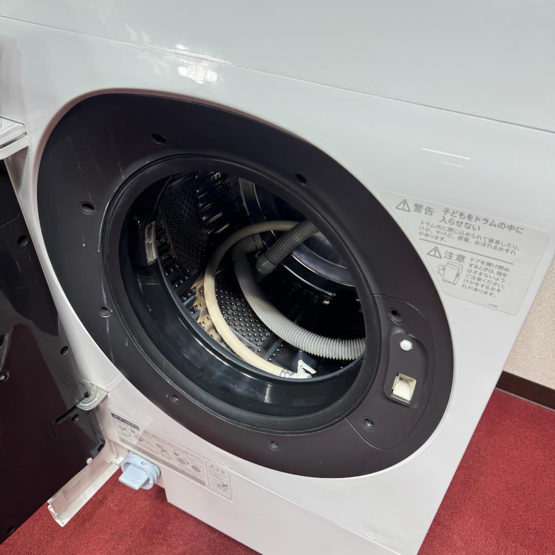 東京23区送料無料　超美品シャープドラム洗濯乾燥機型2022年製　洗浄/除菌済み
