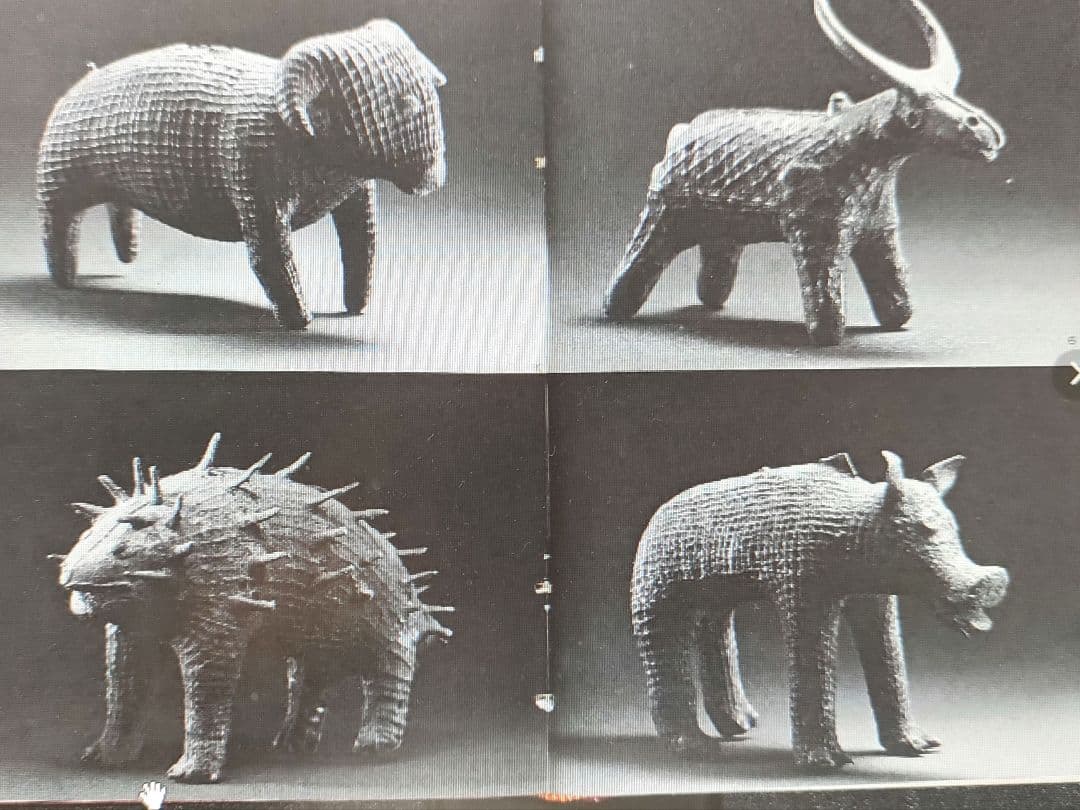 【アンティーク】インドの鋳造工芸品✨水牛のブロンズ像