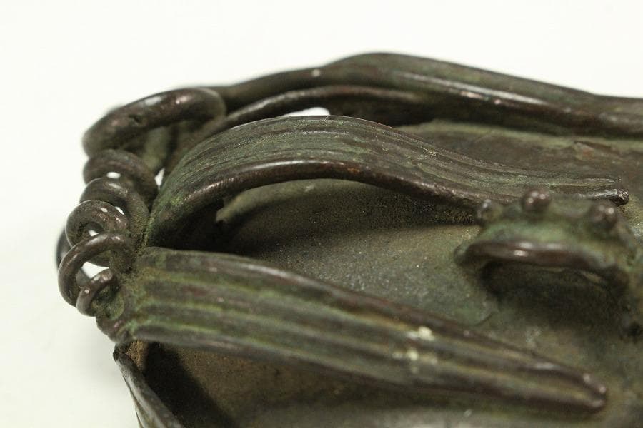 古銅 石草花 水滴 文房四宝(K-YC534)