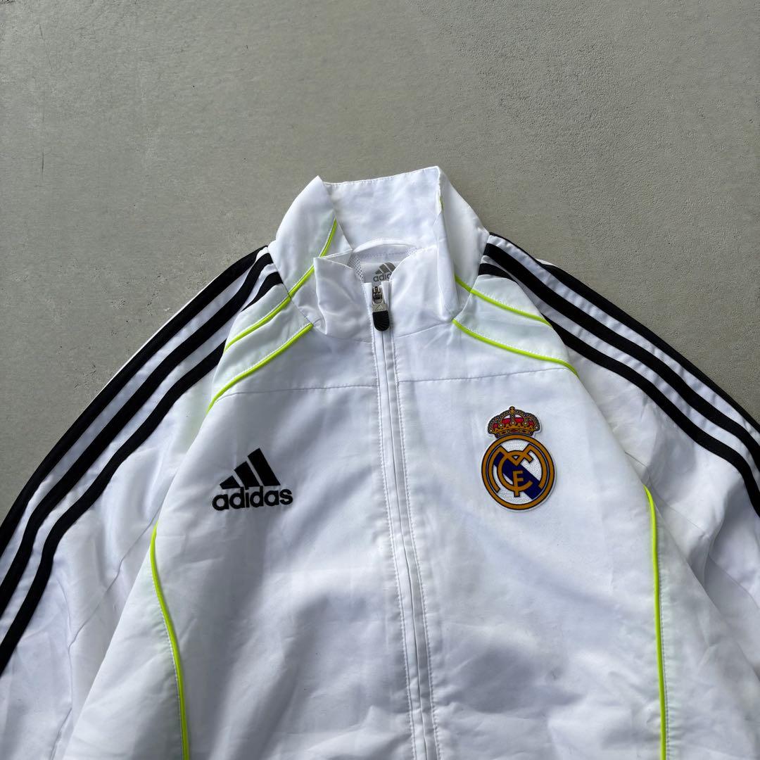 00s adidas レアルマドリード　ナイロンジャケット　Y2K アーカイブ