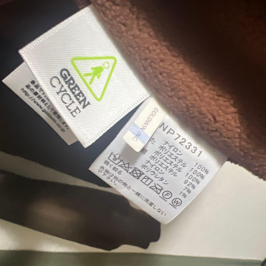 THE NORTH FACE ナイロンフリースジャケット ブラウン