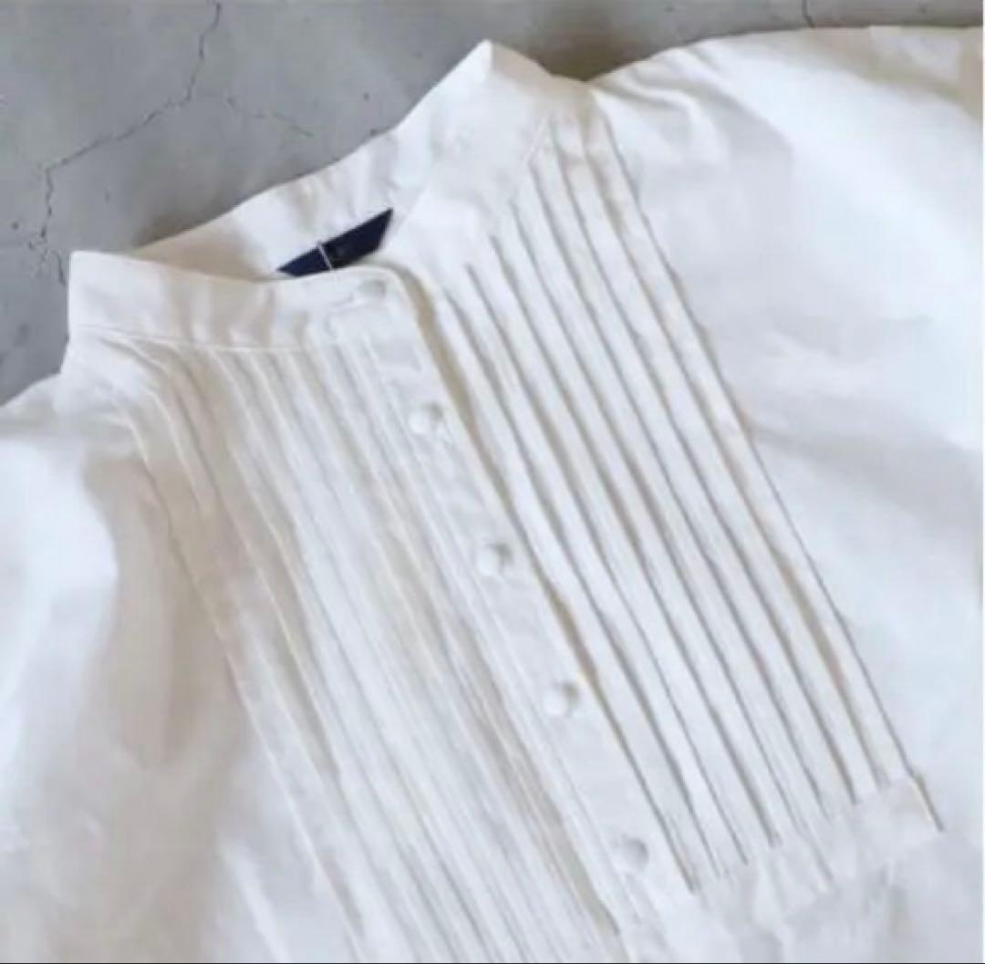 ◆完売品◆試着のみ　ICHI イチ ピンタックブラウス　白　長袖　レディース