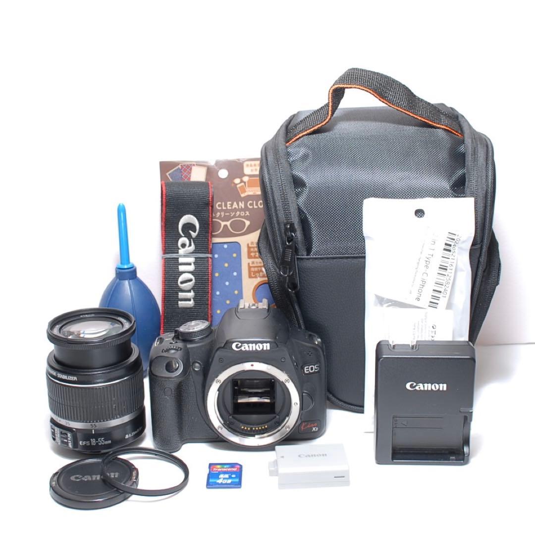 ✨子どもの今をキレイに✨Canon Kiss X3✨ シングルレンズ✨簡単操作