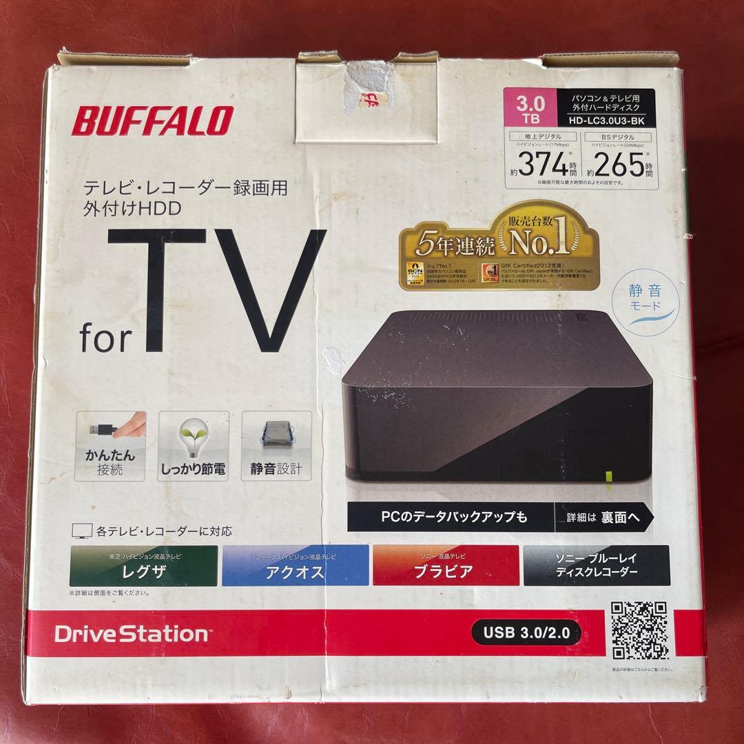 【開封済・未使用】バッファロー ドライブステーション 3TB〈外付けHDD〉