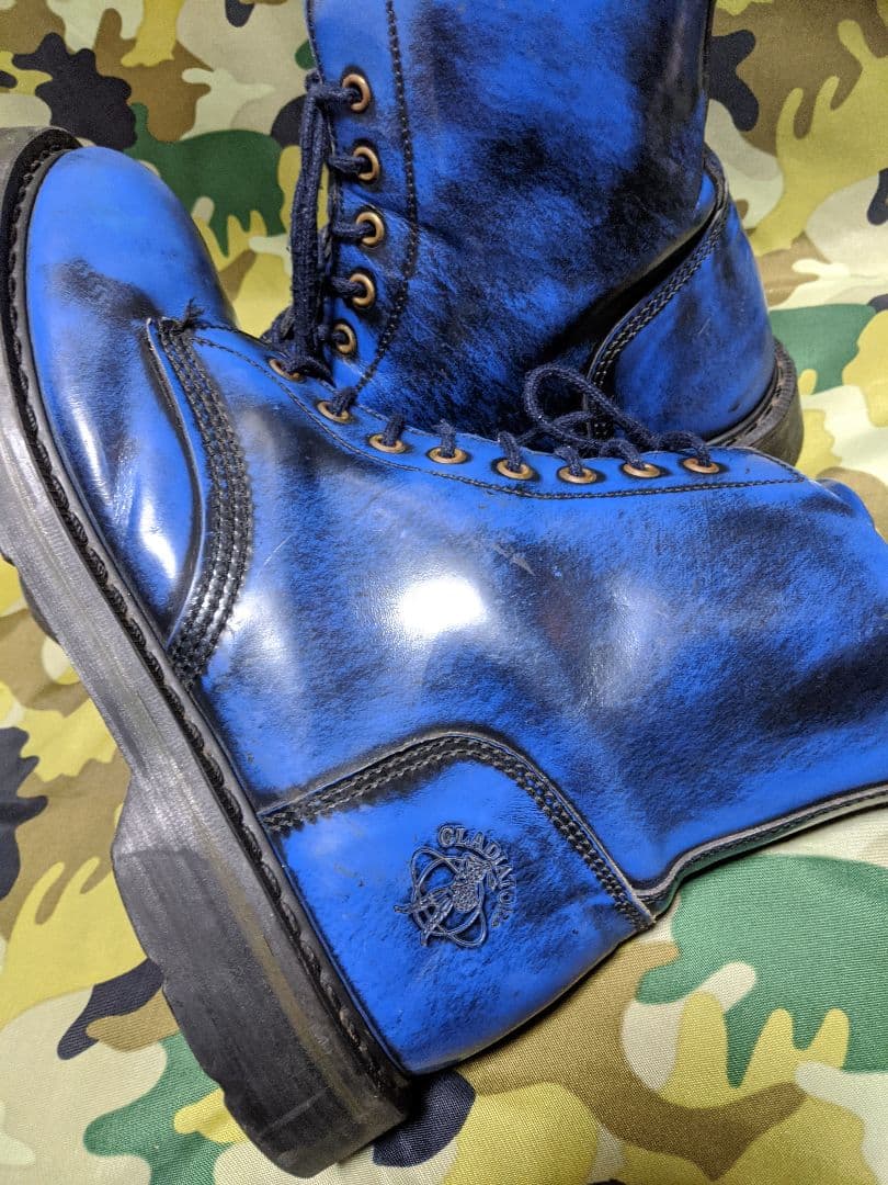 イングランド製GLADIATOR汚し加工レースアップブーツ
