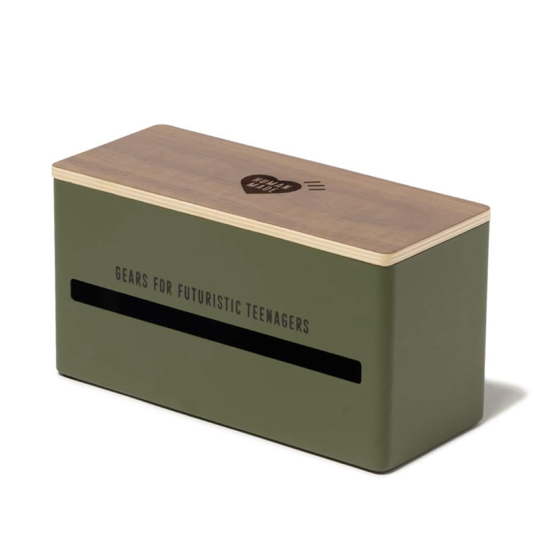 ティッシュボックス HUMAN MADE Steel Tissue Case \"Olivedrab