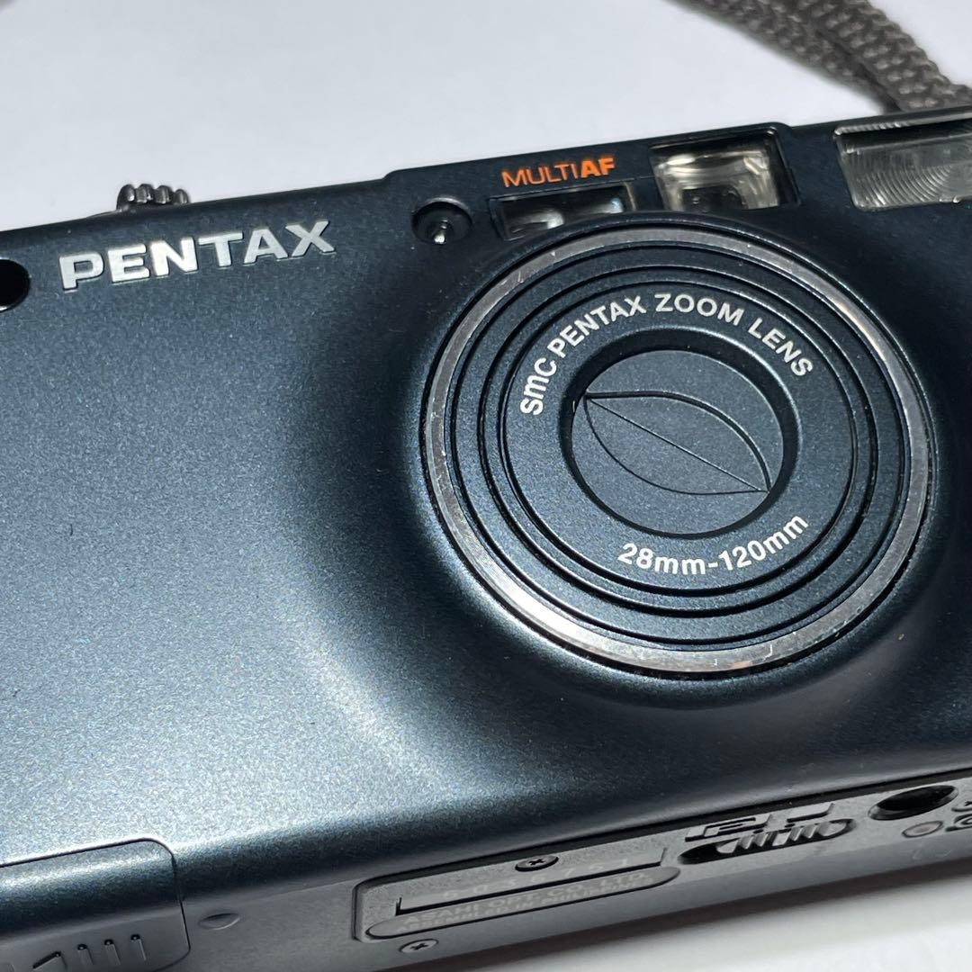 PENTAX ESPIO 120SW 青　フィルムカメラ