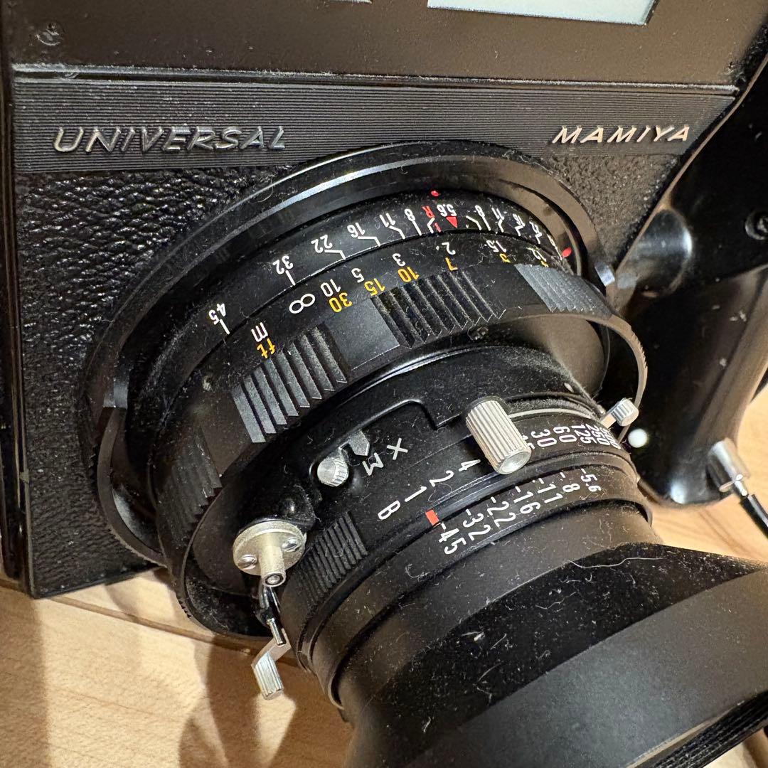 N*A様 【レア】MAMIYA マミヤユニバーサルプレス　中判フィルムカメラ　付