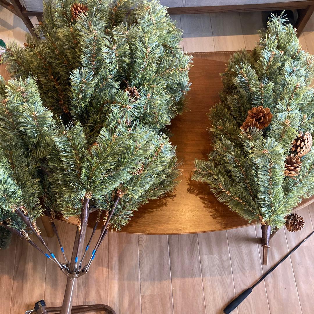 アルザス松ぼっくり付きクリスマスツリー180㎝