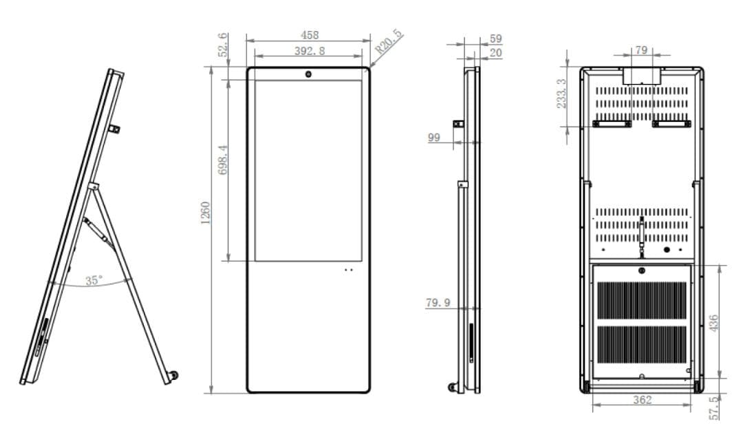 新品 デジタルサイネージ たてナビ NPT32 32インチ 液晶 看板 モニター