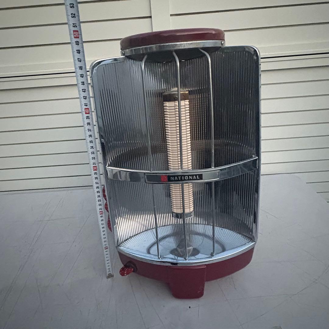 激レア■昭和レトロ■ナショナル■三面ストーブ