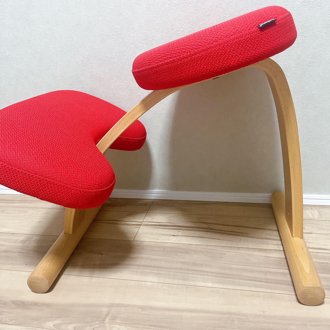 【極美品】バランスイージー バランスラボ (旧サカモトハウス) 学習椅子　レッド