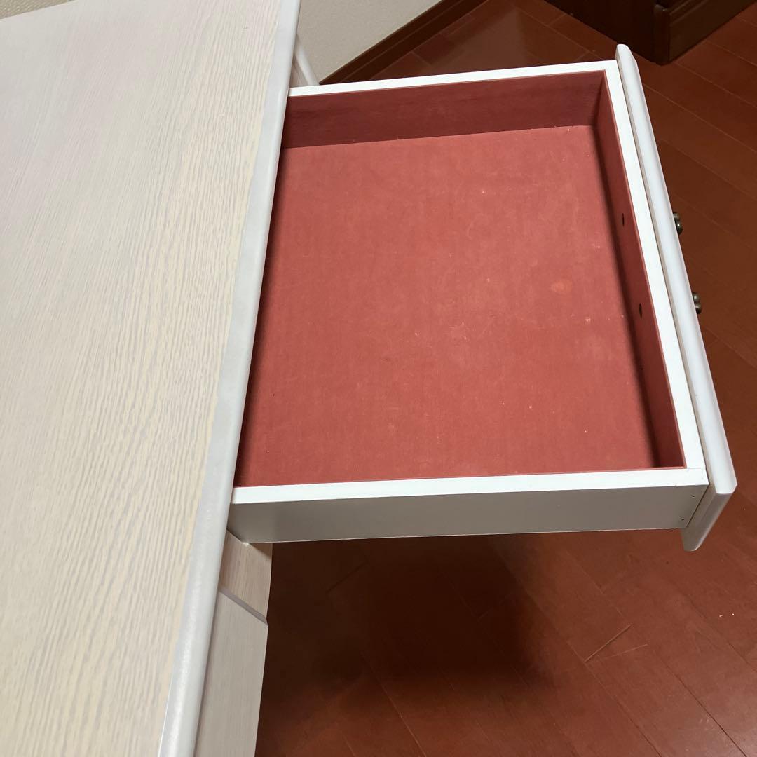 アンティーク風　猫足　ホワイトコンソールテーブル　デスク　幅100