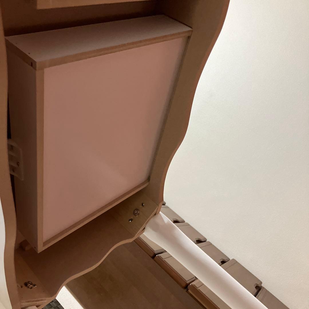 アンティーク風　猫足　ホワイトコンソールテーブル　デスク　幅100