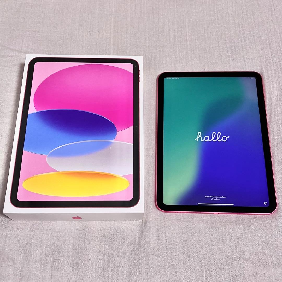iPad 10世代 64GB Cellular ピンク SIMフリー 美品
