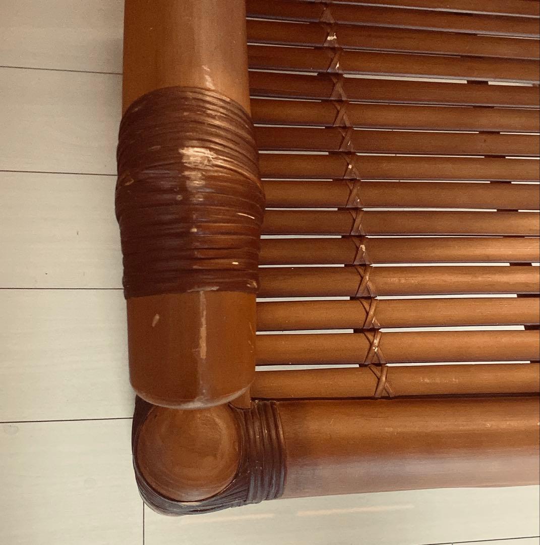 〈希少〉バンブー 竹製 ラタン チェア アンティーク 民族　民族雑貨