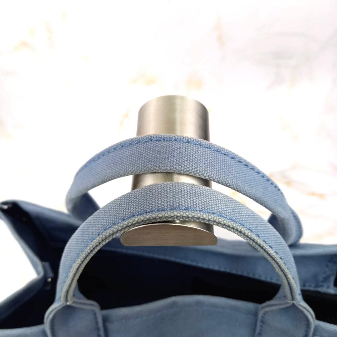 ✨良品✨ マークジェイコブス THE TOTE BAG 2way キャンバス 青