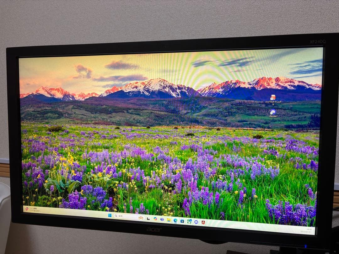 165Hz Acer 大型ディスプレイ HDMI DP接続