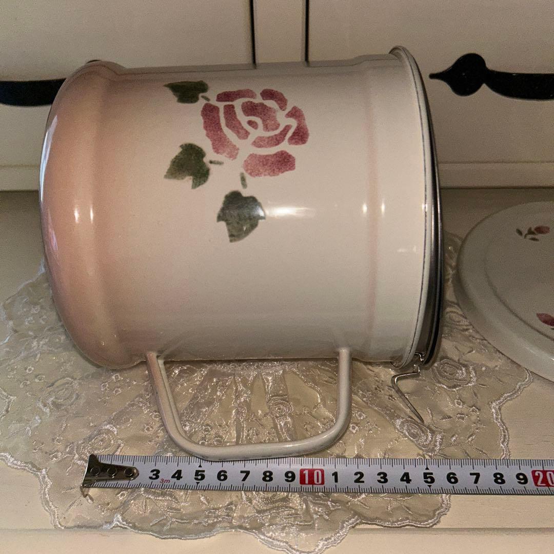 マニーローズ　ホーローオイルポット