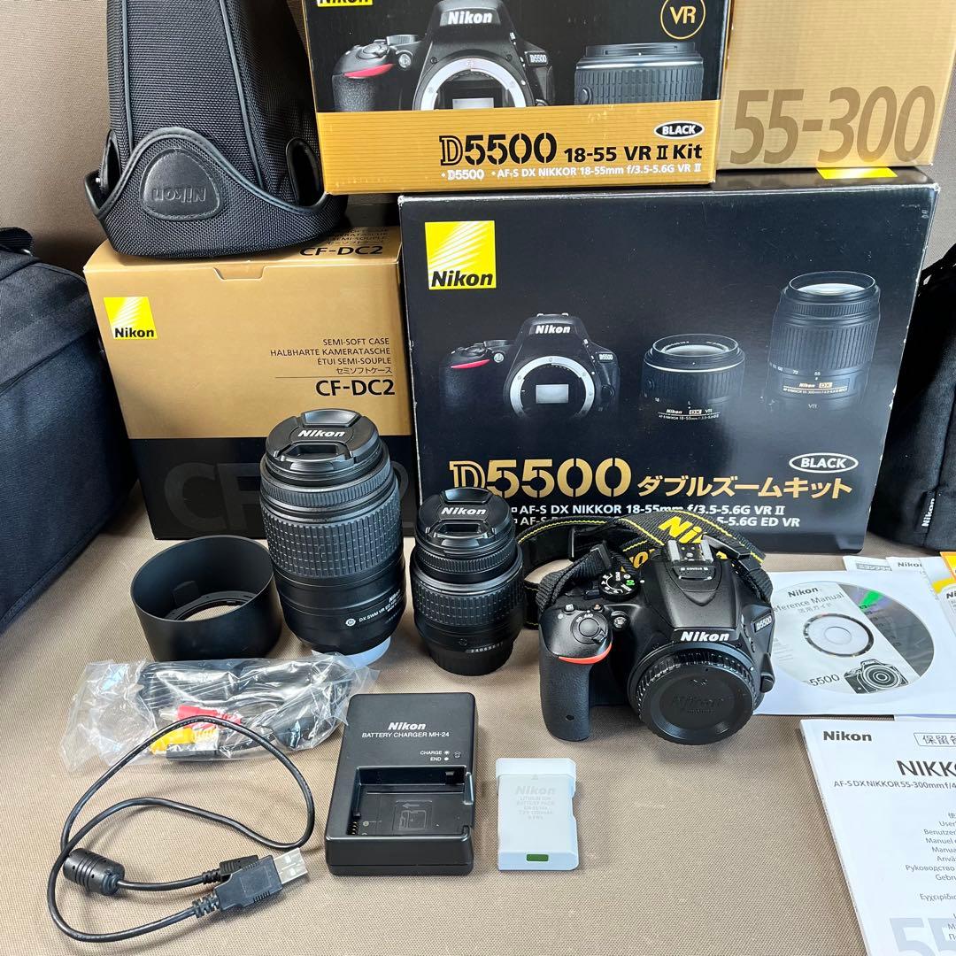 【美品】　Nikon D5500 ダブルズームキット