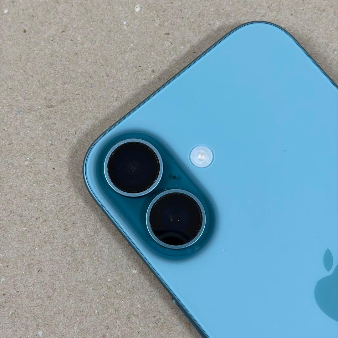 【iOS18.7.2】iPhone16 512GB ティール SIMフリー