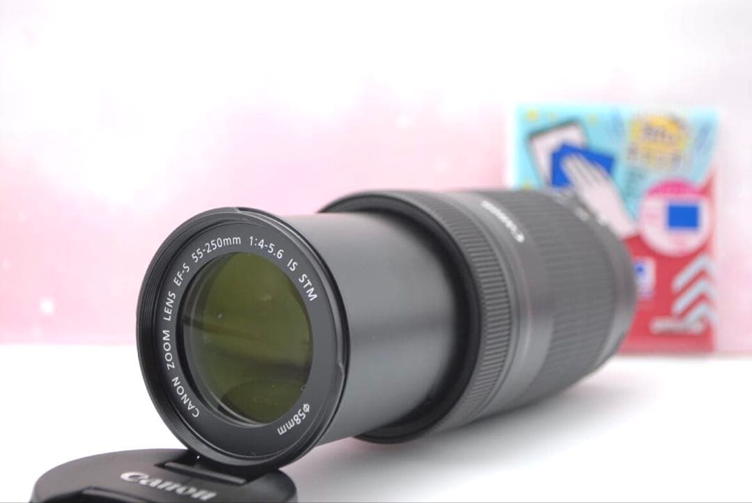 ⭐最新望遠レンズ⭐EF-S 55-250mm IS STM 一眼レフ 望遠レンズ