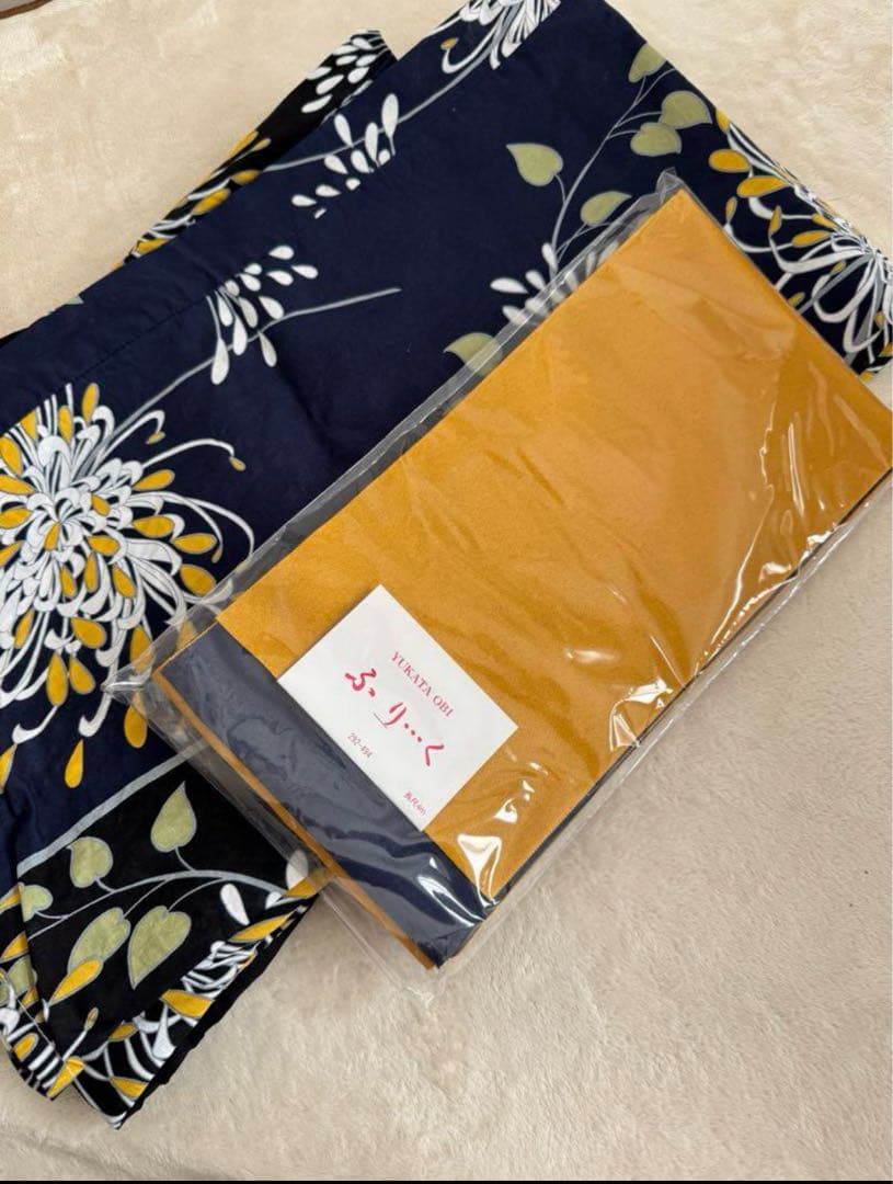 浴衣セット レディース 大人浴衣ブランド 綿仕立て上がり 浴衣＋帯つき2点