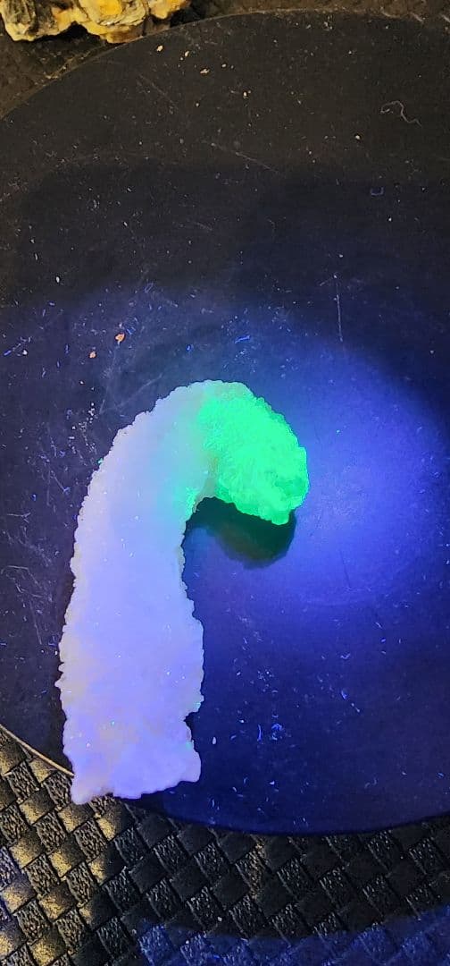 レア●蛍光羊の角セレナイト標本　２セット