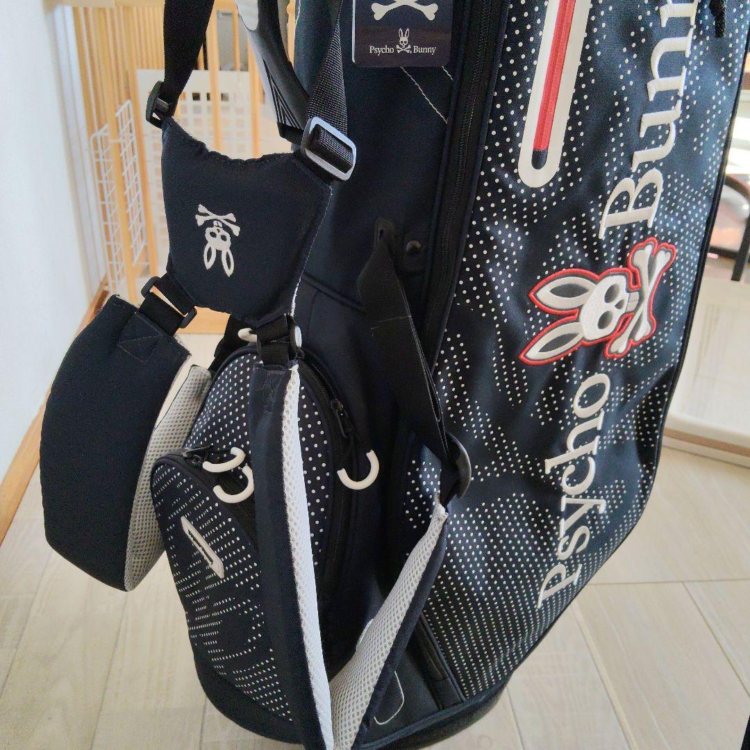 Psycho Bunny キャディバッグ ブラック・ホワイト