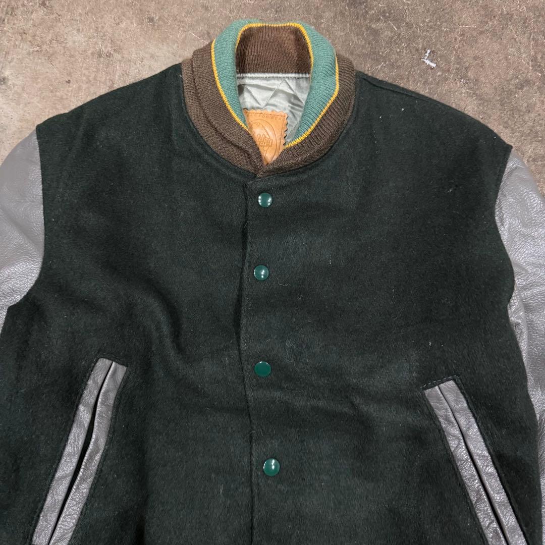 80's 90's Golden Bear スタジャン レザー　usa製