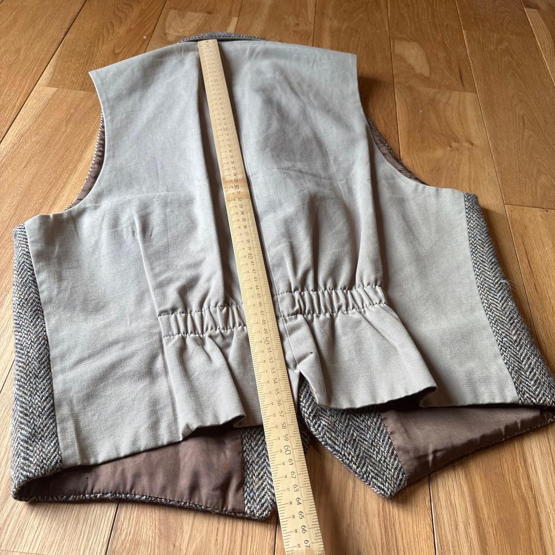 MITSUMINE ハリスツイードベスト　イタリア製