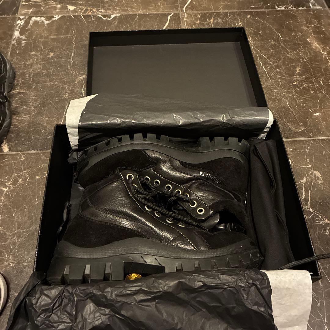PREMIATA ブラック ハイカットブーツ　サイズ7（26cm）