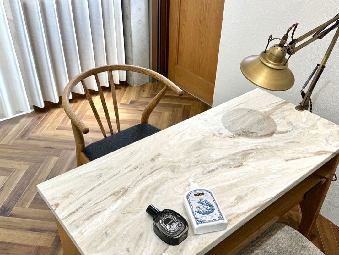 人工大理石　ネイルデスク　オーダーメイド家具
