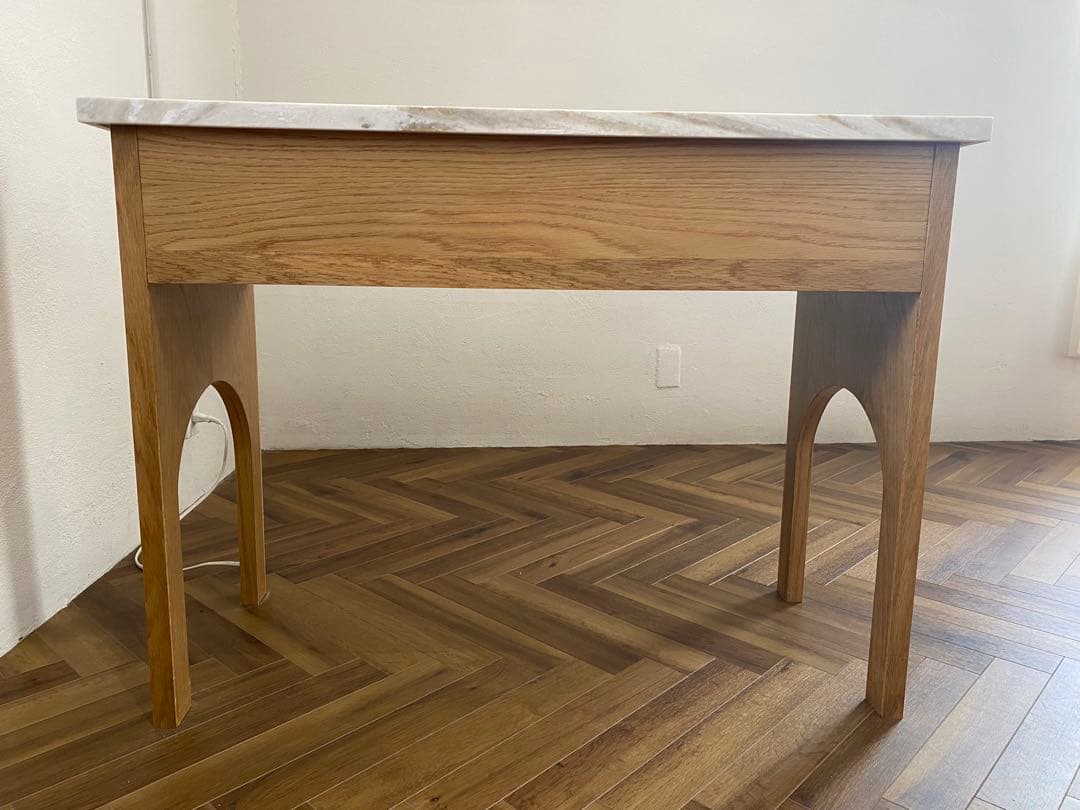 人工大理石　ネイルデスク　オーダーメイド家具