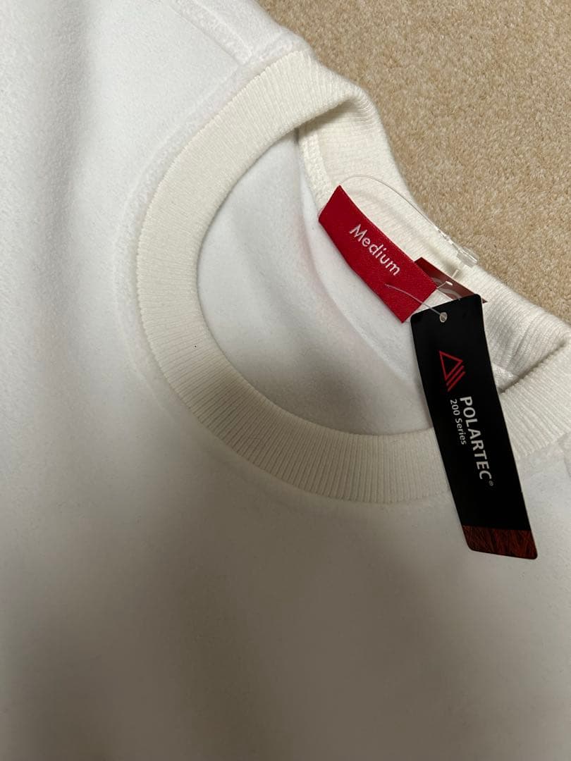 Supreme Polartec Fleece Crewneck White 白