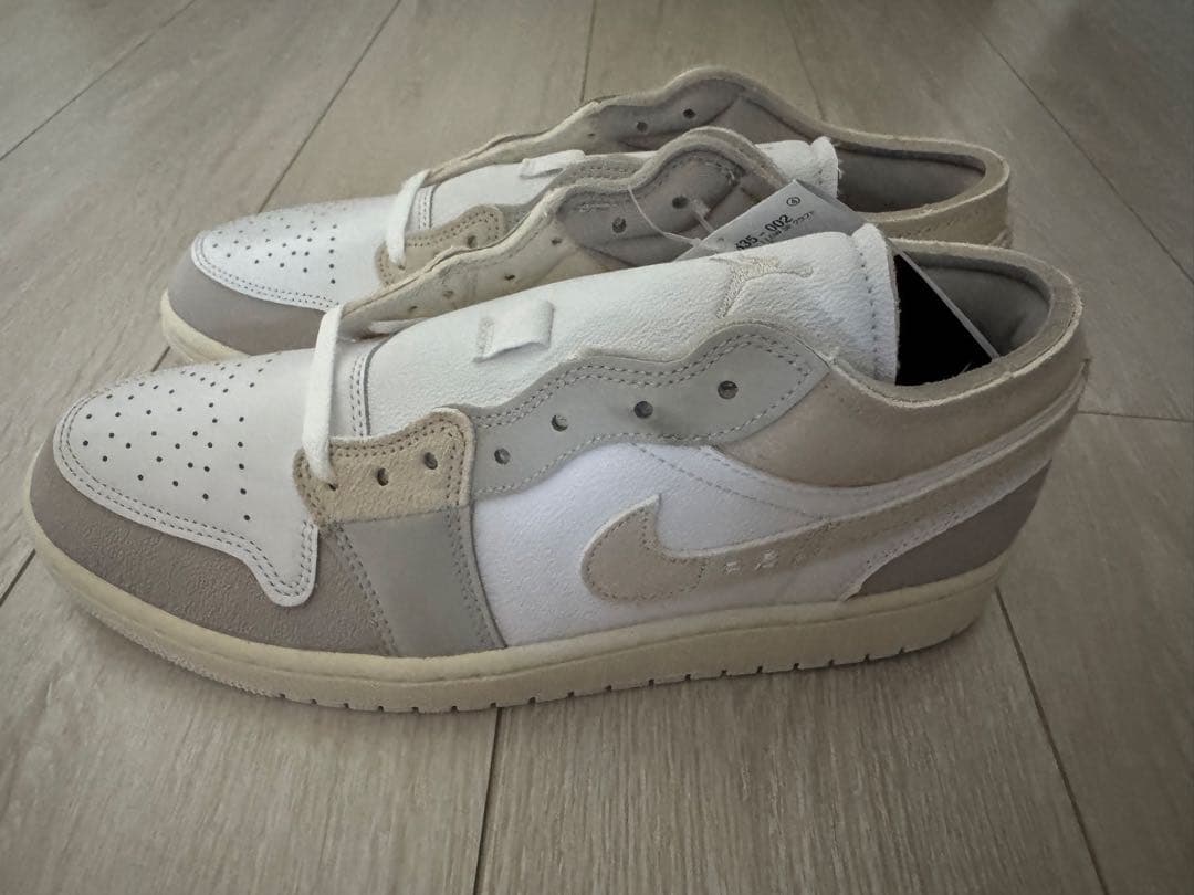 Nike Air Jordan 1 Low se ホワイト/グレー