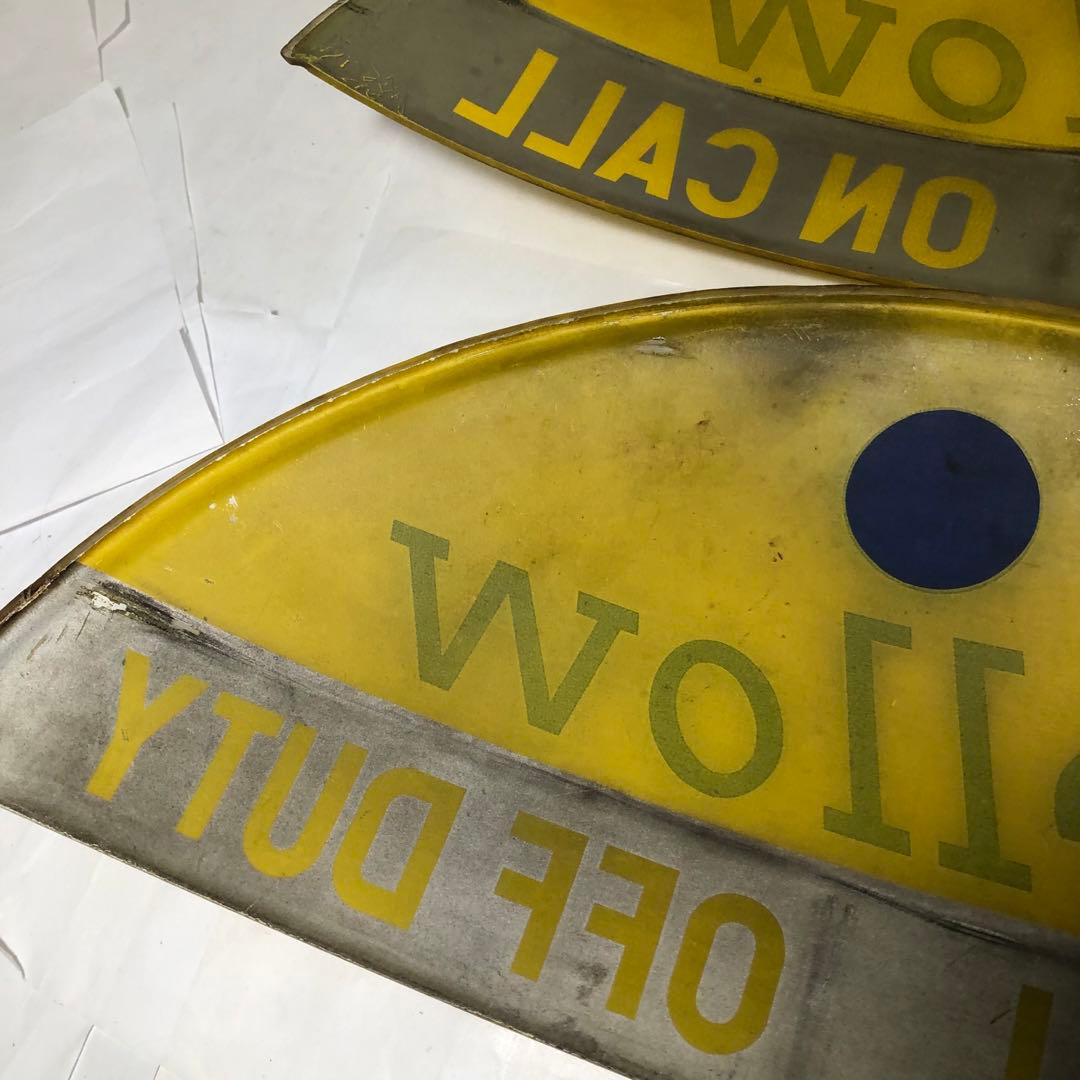 Yellow Cab Taxi タクシー イエローキャブ 行灯　レトロ