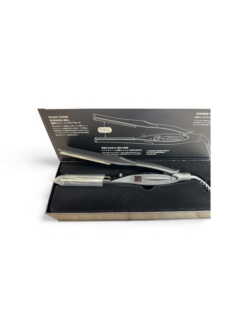 クレイツイオン DE-H2O ST38 ストレートアイロン　水抜き