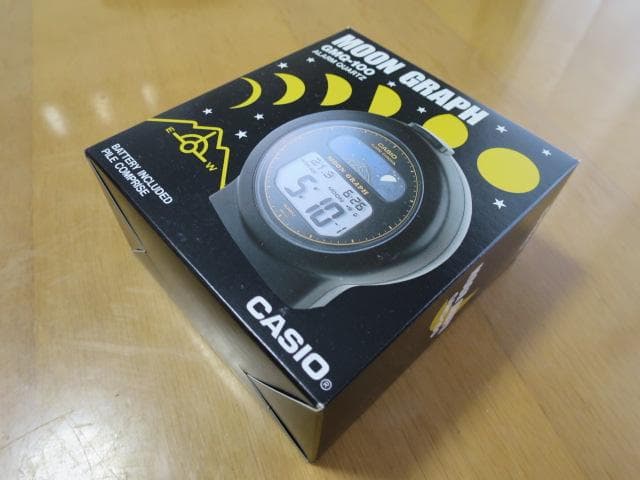CASIO GMQ-100 ムーングラフ 置時計 MOON GRAPH