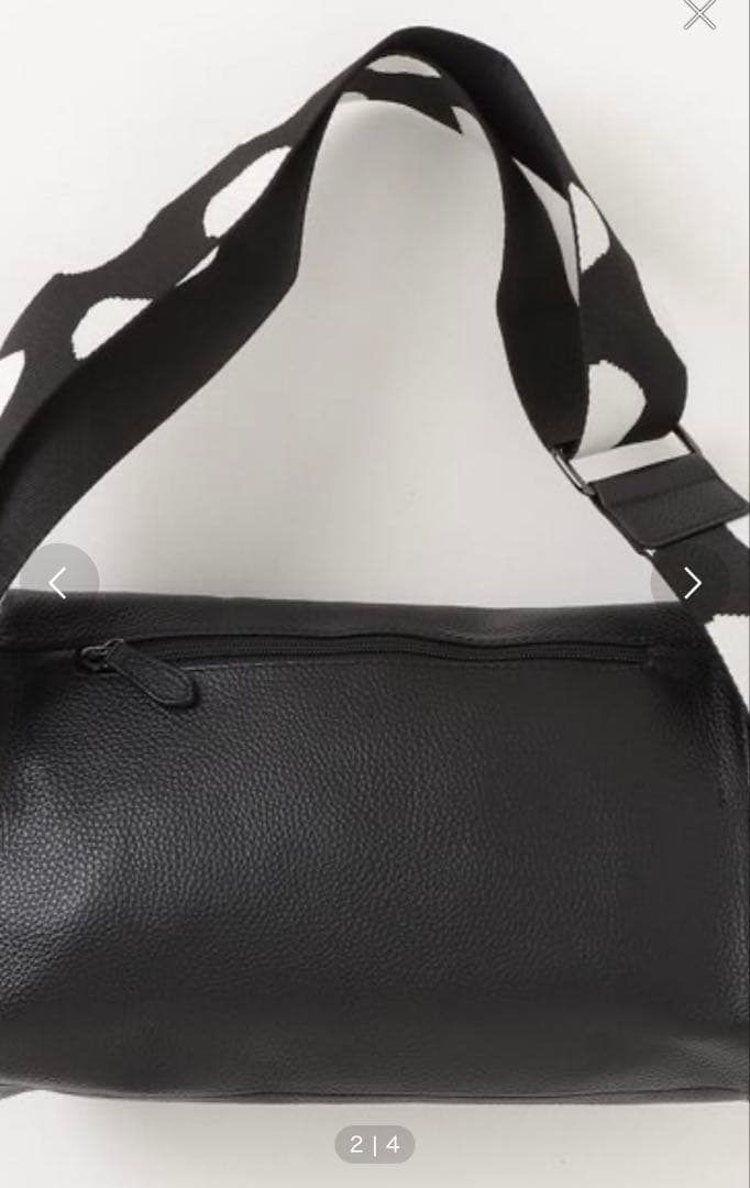 ear PAPILLONNERワイドテープショルダーバッグ/ボディバッグ