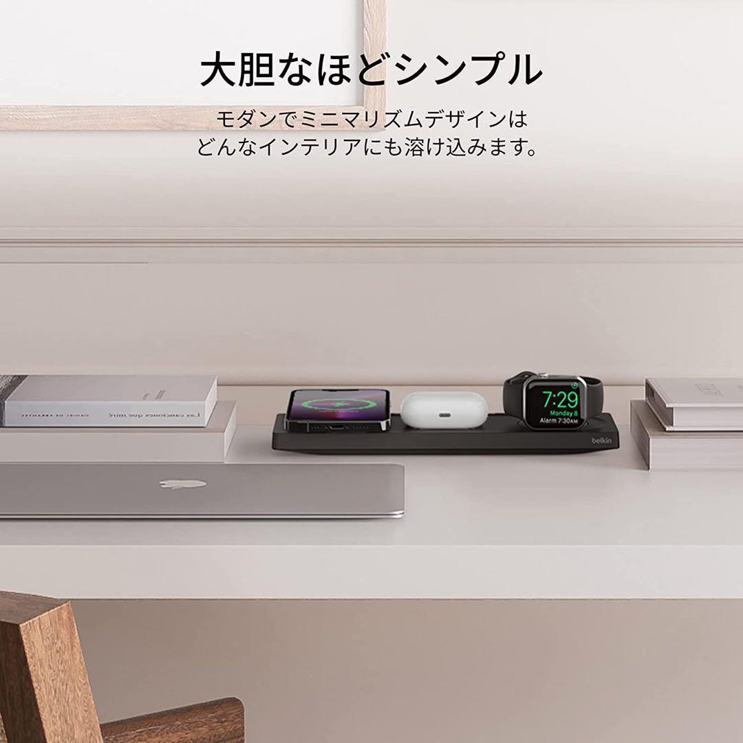 Apple認証 MagSafe belkin Watch WIZ016充電台