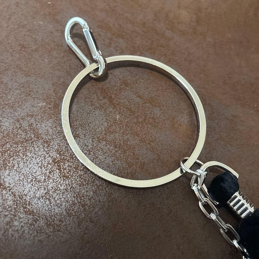 elephant TRIBAL fabrics キーチェーン エレファブ 黒