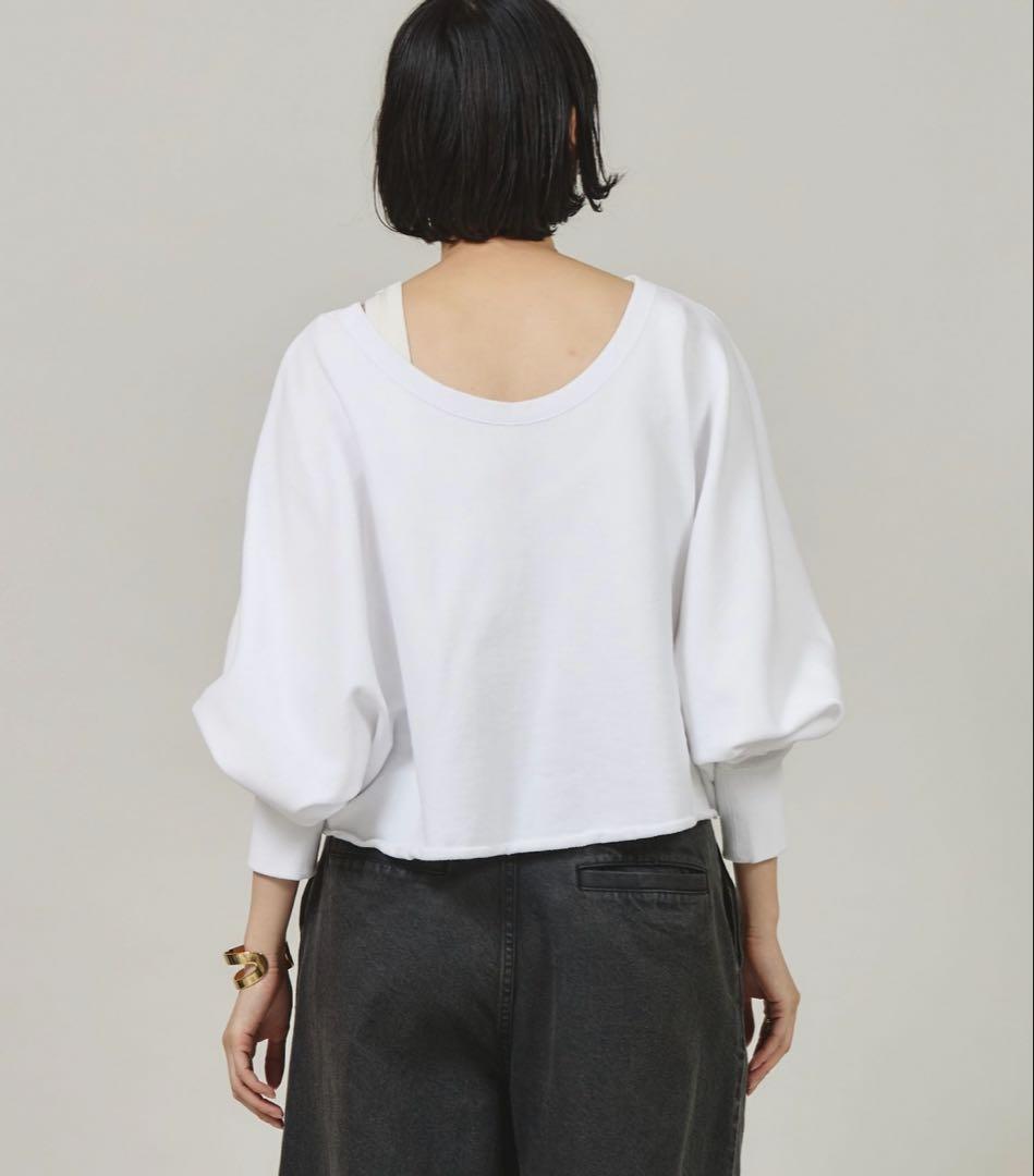 Curensology フレンチテリーショートプルオーバー　スウェット