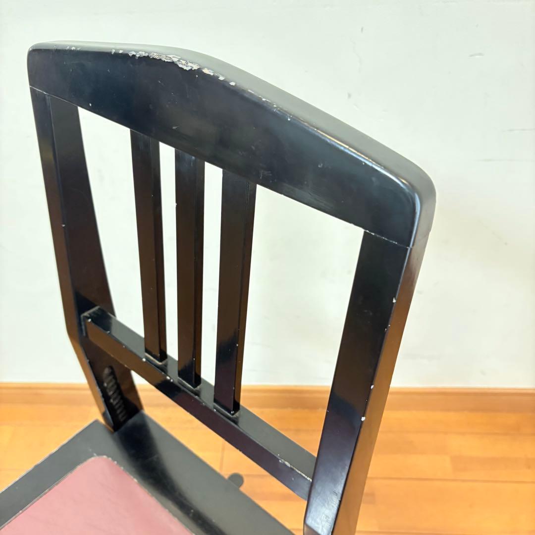【動作良好・匿名配送】トムソン椅子 半艶塗装 アップライトピアノ
