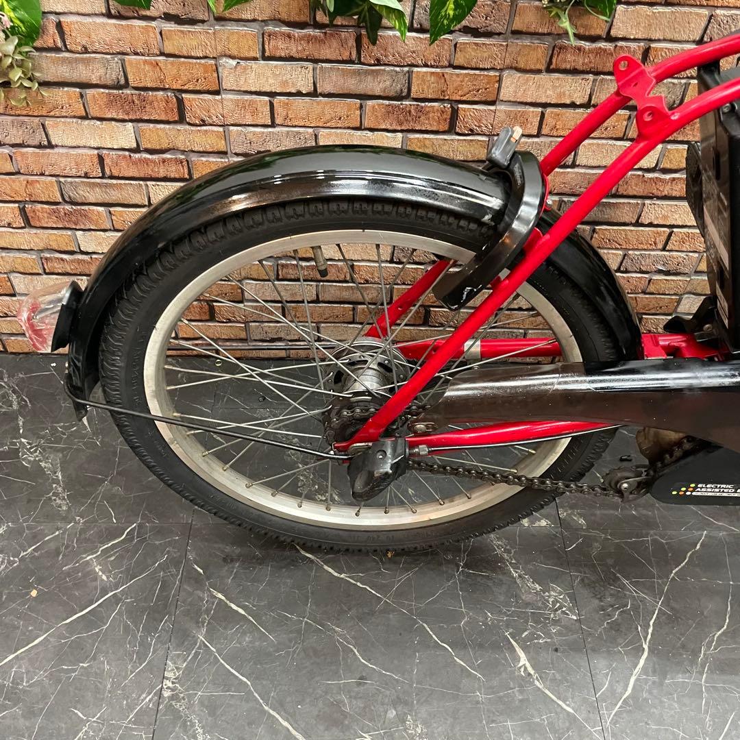 【91】電動自転車 Panasonic SugarDrop レッド 20インチ
