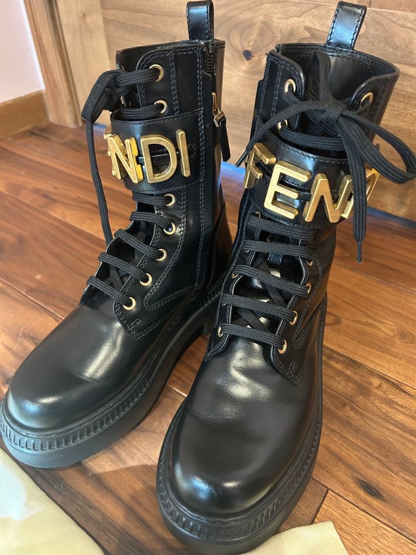 seikaFENDIミリタリーブーツ36